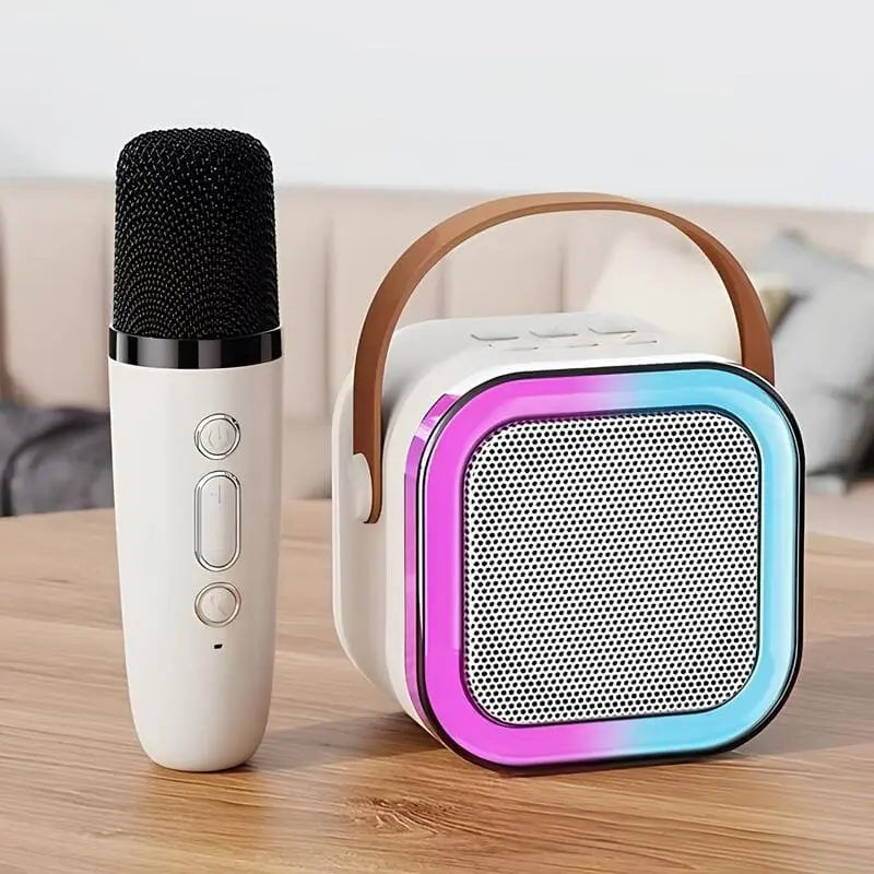 Portable Karaoke Speaker with Wireless Mic