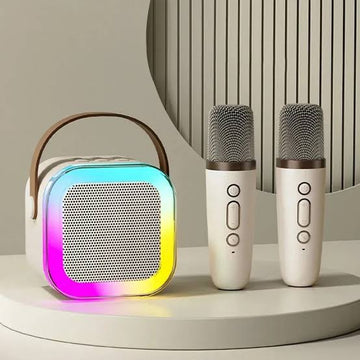 Portable Karaoke Speaker with Wireless Mic